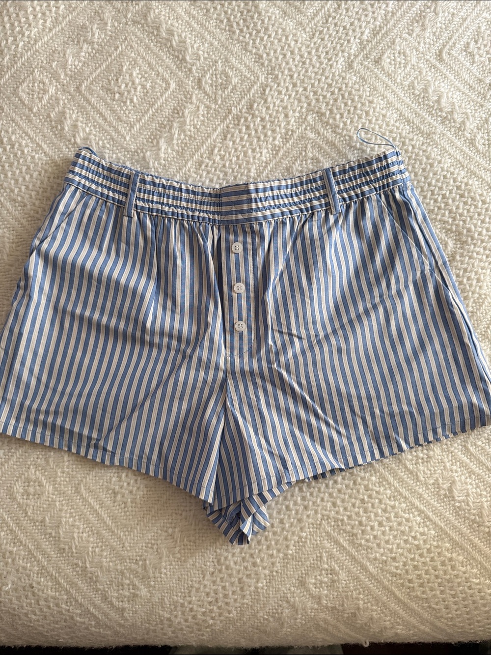 Zara striped shorts